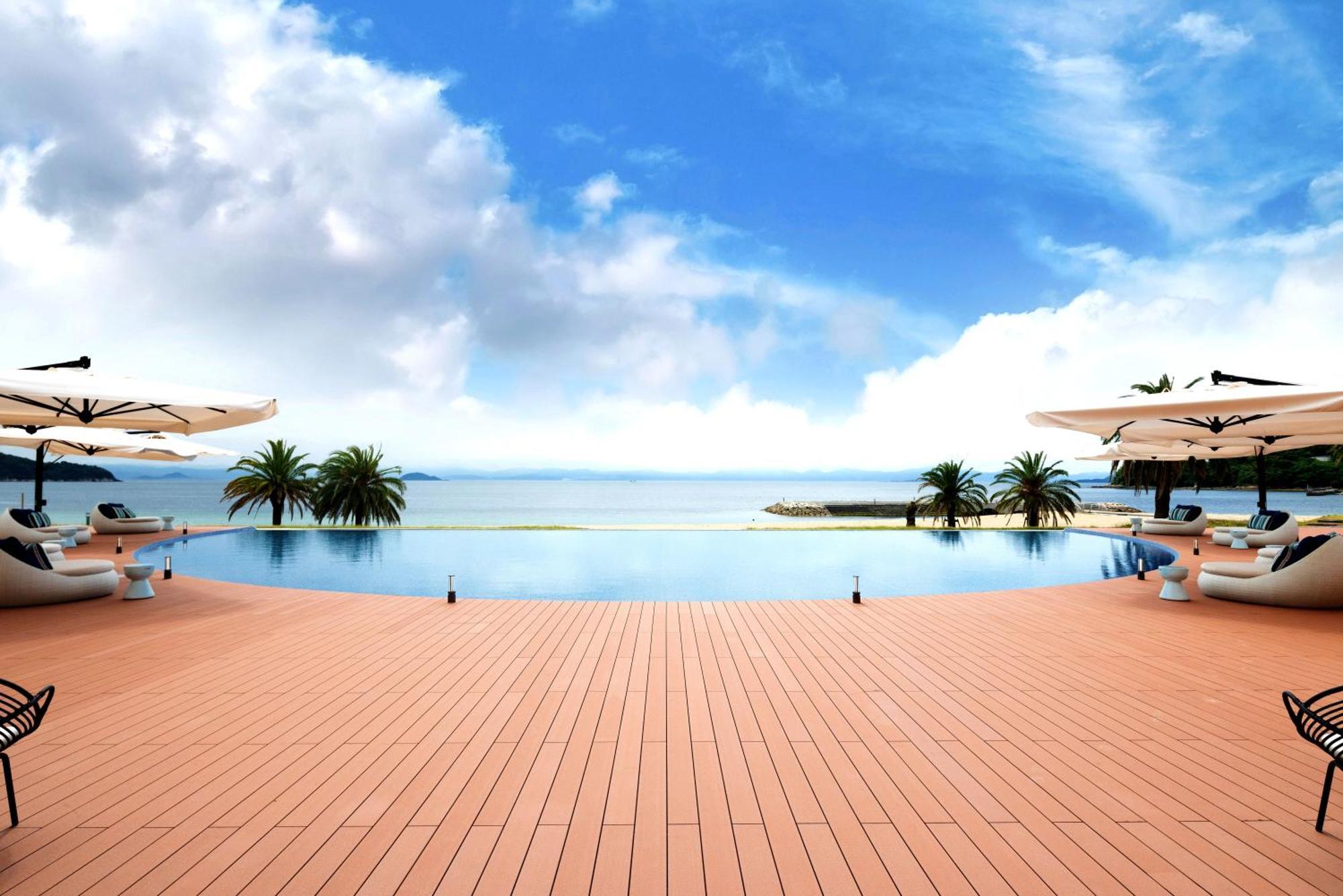 โฮเต็ล แอนด์ รีสอร์ต ซันไชน์ ซะซันเซะโตะ Hotel Suo-Oshima ภายนอก รูปภาพ